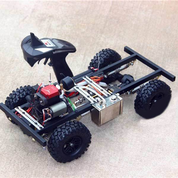 enginediy RC Engine 1/10 Scale RC Car Kits Set with Toyan Engine, Frame, Toyan Engine Parts, Remote Controller