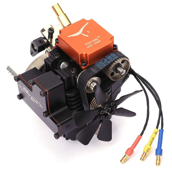4 Stroke RC Engine Toyan FS-S100 Four Stroke Methanol Engine for RC Car Boat Plane (with Starting Motor)