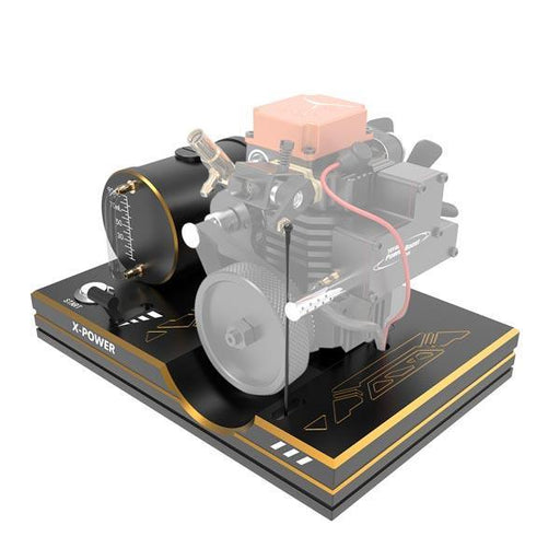 enginediy RC Engine [ Newly Release ] Toyan Engine Base for FS-S100 FS-S100G Full Metal Toyan Engine Bracket with Metal Tank, Battery Box, One Key Start Button, ect.