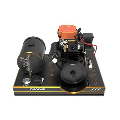 enginediy RC Engine [ Newly Release ] Toyan Engine Base for FS-S100 FS-S100G Full Metal Toyan Engine Bracket with Metal Tank, Battery Box, One Key Start Button, ect.