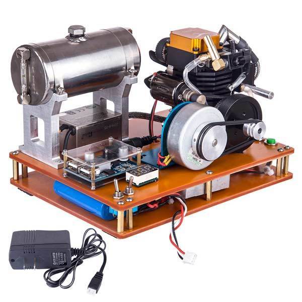 enginediy RC Engine Toyan FS-S100G 4 Stroke Gasoline Engine 12V DIY Electric Generator Science Toy - Enginediy